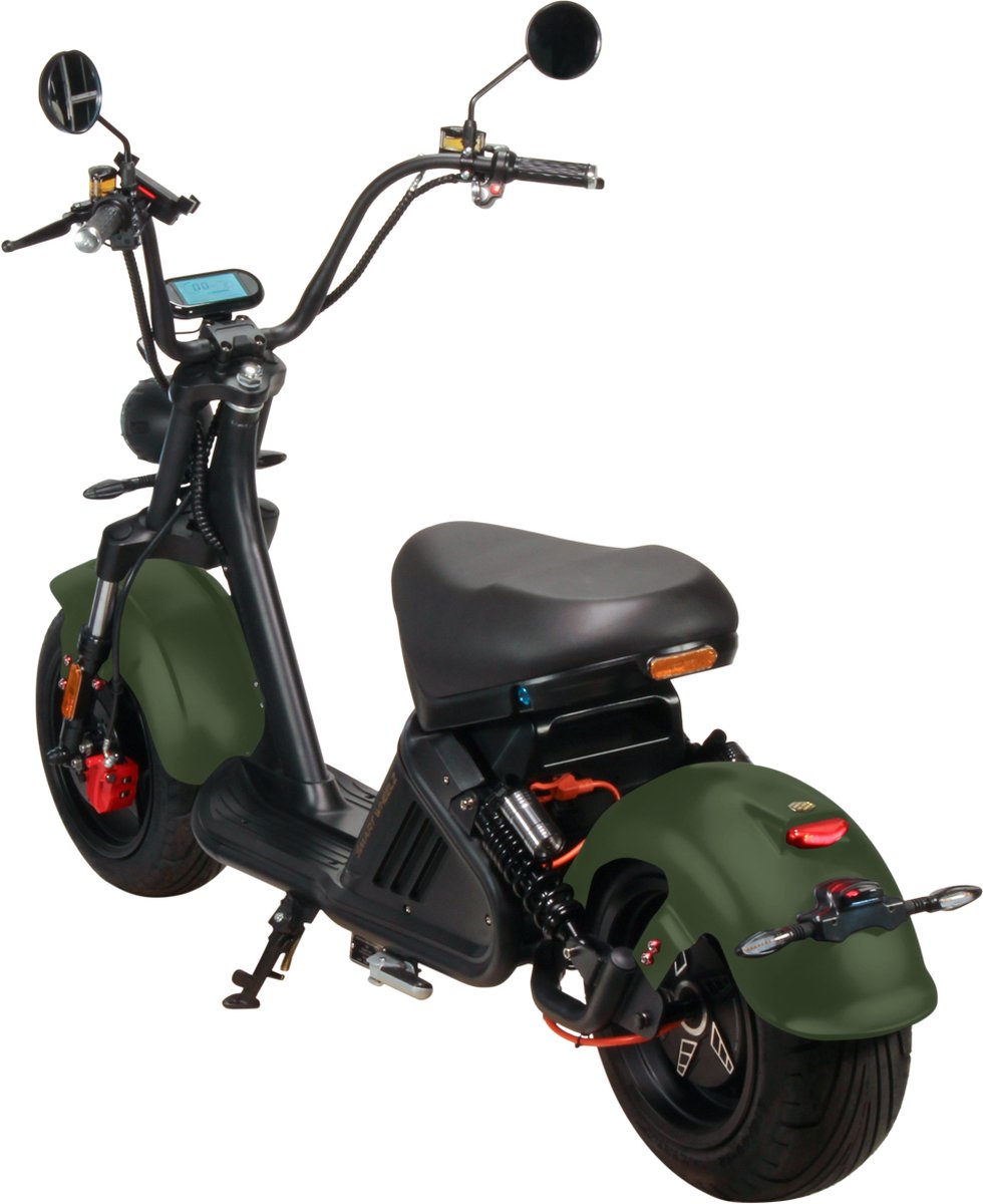Smart Wheelz, EChopper, EScooter, Elektrische Scooter, Army Green