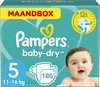 Pampers Baby Dry Maat 5 (11-16kg) - 186 Luiers