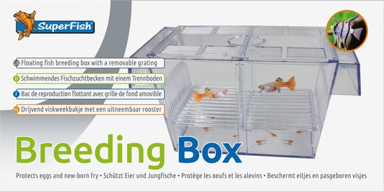 Foto: Superfish floating breeding box opkweekbak 17x8 5x8 5 cm 1 2l