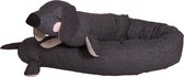 Roommate Lazy Long Dog Kussen Anthracite