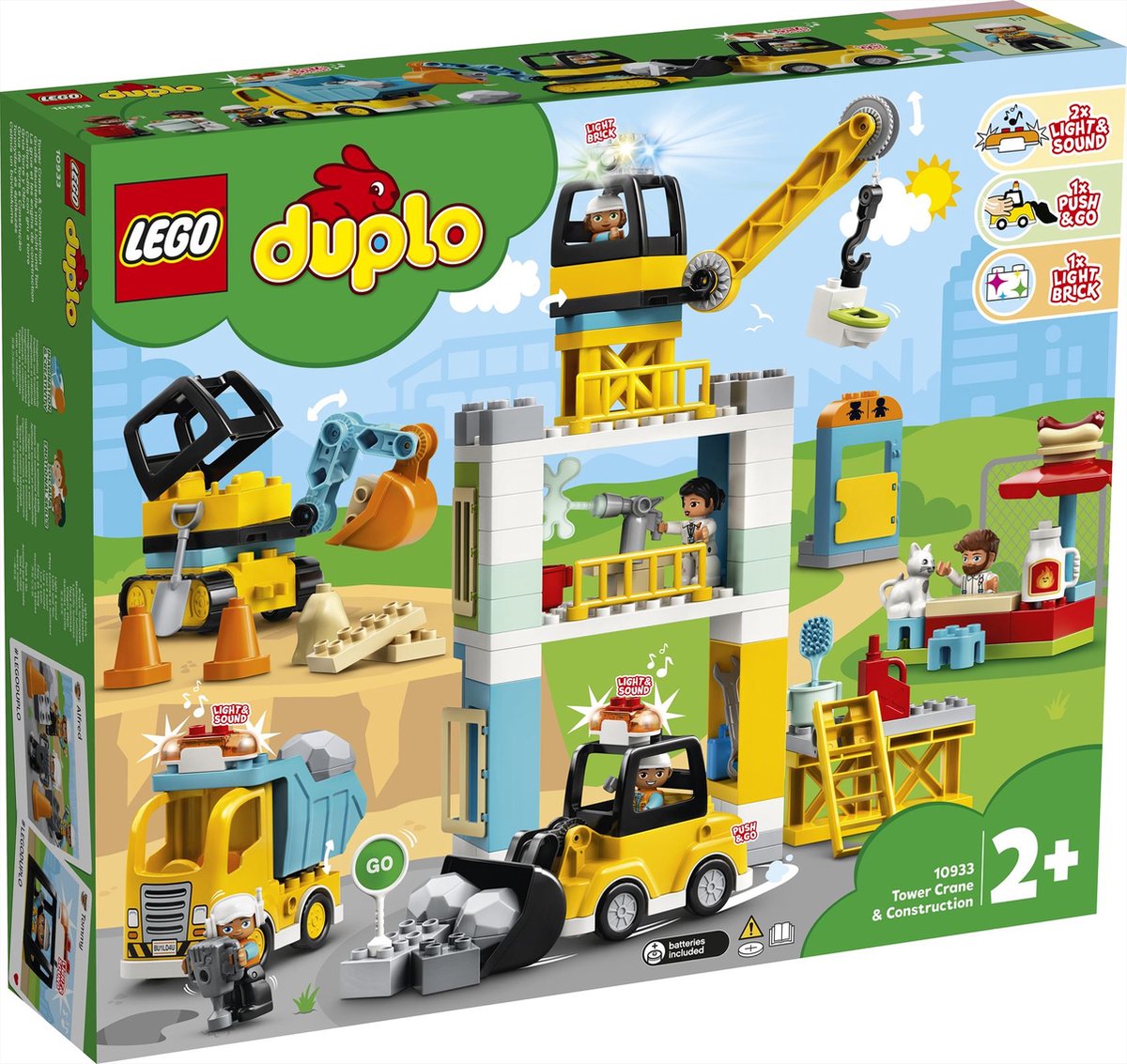 LEGO DUPLO Torenkraan & Bouwterrein 10933 — afbeelding 22