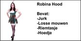Robina Hood jurkje mt. L - Thema feest party Robin Hood verkleedkleding