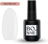 GUAPÀ® Fiber Gel | Fiberglass Nails | BIAB | Builder Gel | Gellak | White 15 ml