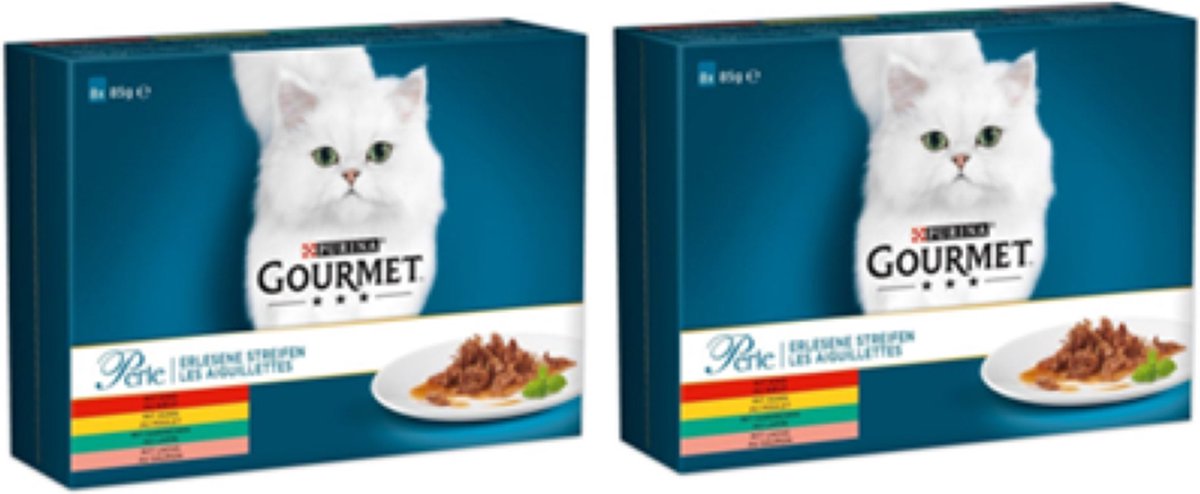 Gourmet Gourmet Perle - Mini Filets in Saus - Kattenvoer - 12x85g