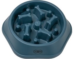 JU&MP Anti Schrokbak Hond - Voerbak Hond - Slow Feeder - Botten - Blauw