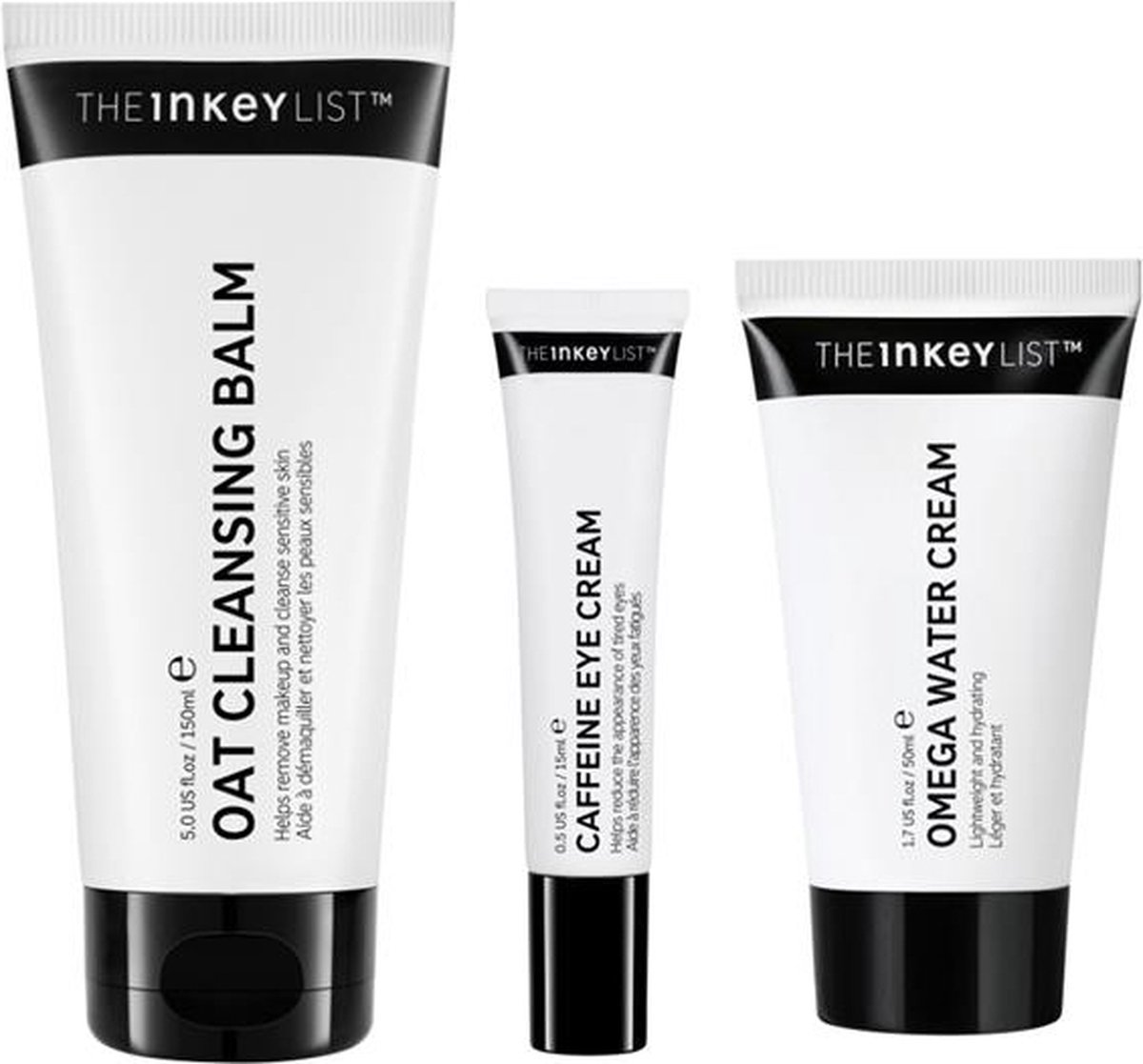 The Inkey List hydraterende gezicht set - crème - serum - gezichtsreiniger