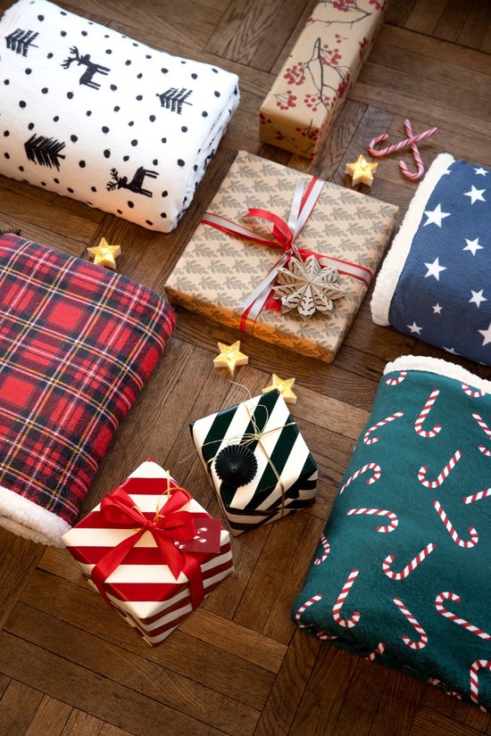 Mistral Home - Onesie - Kids - Huispak - Kerst - 100% Polyester - Maat Medium - Candy - Groen, rood