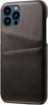 Casecentive - Leren Wallet case - iPhone 14 Plus - zwart