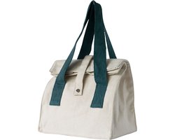 Lunchtas, Organic , Katoen, Navy Blauw, 4 Liter - Pebbly