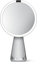 Spiegel met Sensor, HiFi Voice Control, 5x vergroting, Zilver - Simplehuman