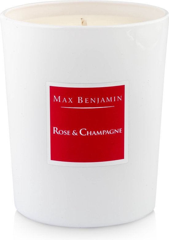 Geurkaars - Max Benjamin - Rose & Champagne - 40 branduren