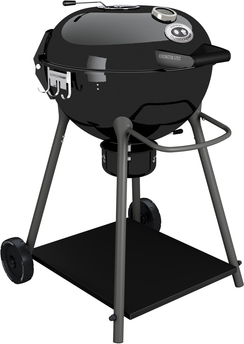 Bol.com BBQ - Barbecue - Outdoorchef Kensington 570 C - Houtskool - Zwart aanbieding