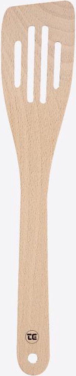 T&G Woodware spatel met gaten uit beuk 30cm