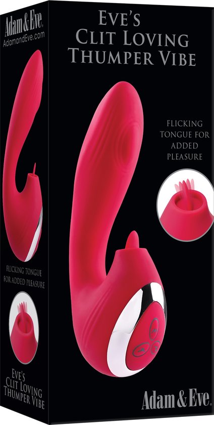 Likkende Tong en G-Spot Vibrator in 1 - 9 Snelheden en Functies - 10 Vibratiestanden - Waterproof - Oplaadbaar - Buigzaam - Gemaakt van Siliconen - Clitoris Stimulator - Clit Vibrator - Vibrator voor Vrouwen - Seksspeeltje - Sex Toys