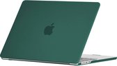 Mobigear Laptophoes geschikt voor Apple MacBook Air 13 Inch (2022-2024) Hoes Hardshell Laptopcover MacBook Case | Mobigear Matte - Groen - Model A2681