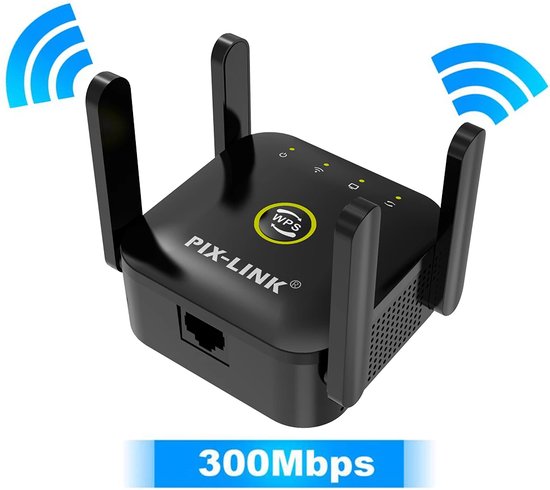 Répéteur WiFi Blue Shadow - 1200 Mbps - 2,4 GHz et 5,8 GHz - Groot portée -  Longue