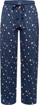 Happy Shorts Lange Pyjamabroek Heren Kerst Gingerbread Blauw - Maat  XL
