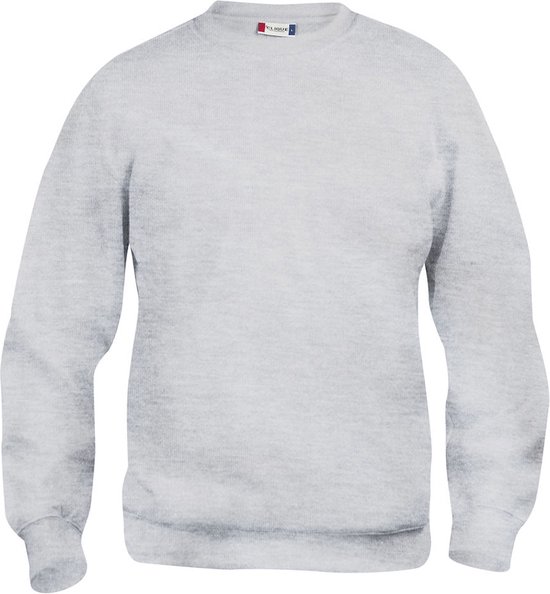 Clique Basic Roundneck 021030 - Grijs-melange - M