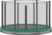Trampoline AKROBAT ORBIT INGROUND 244 (8ft) Green,inclusief veiligheidsnet