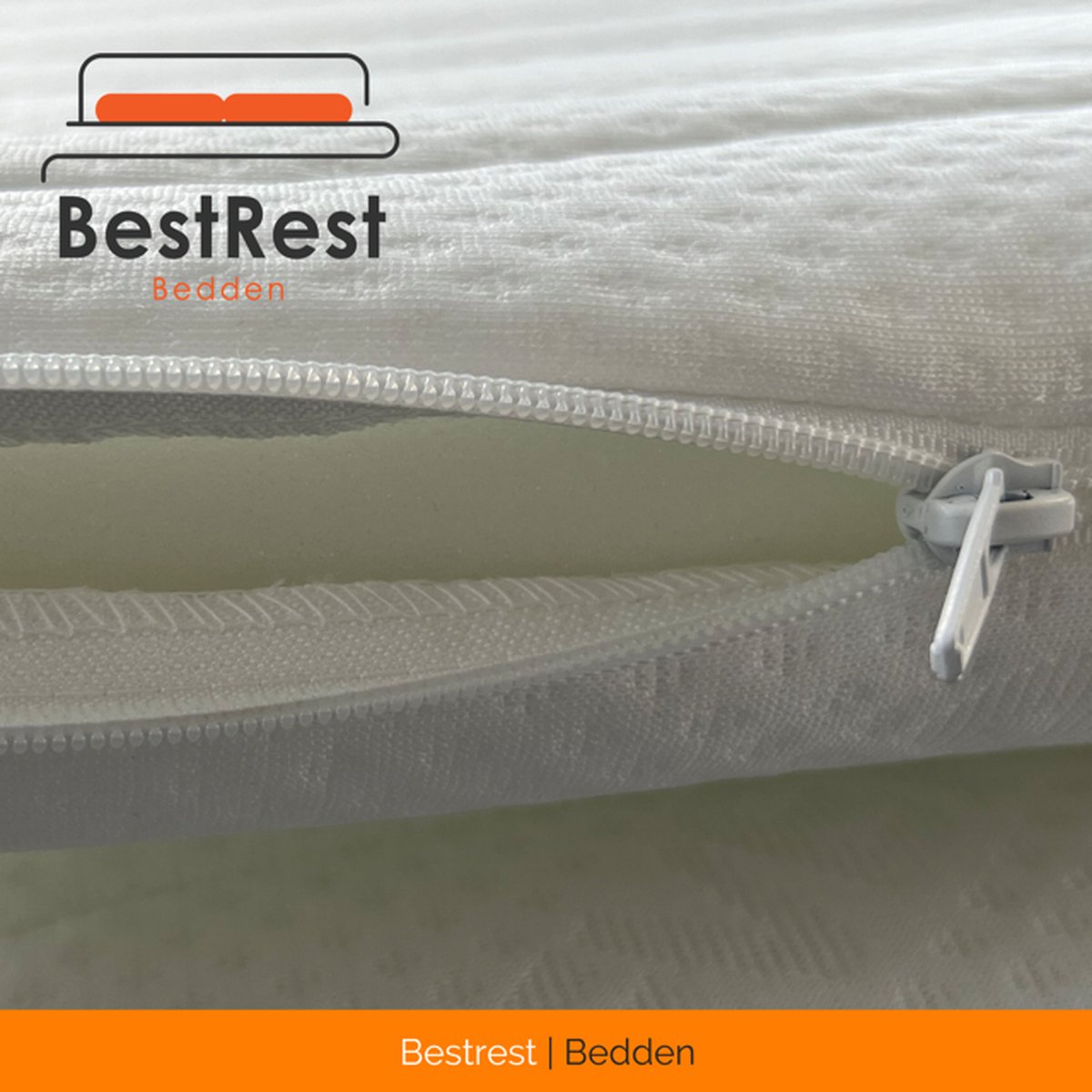 Topdekmatras - Topper - 160x200 Koudschuim - 7cm dik - Antibacterieel - Bestrest Bedden