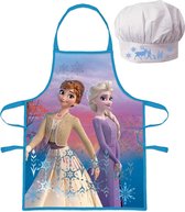 Set de Chef Frozen Elsa & Anna Bonnet et Tablier à partir de Trois Ans