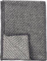 Couverture berceau 100% laine écologique Klippan - gris velours - chaud-doux-65x90cm