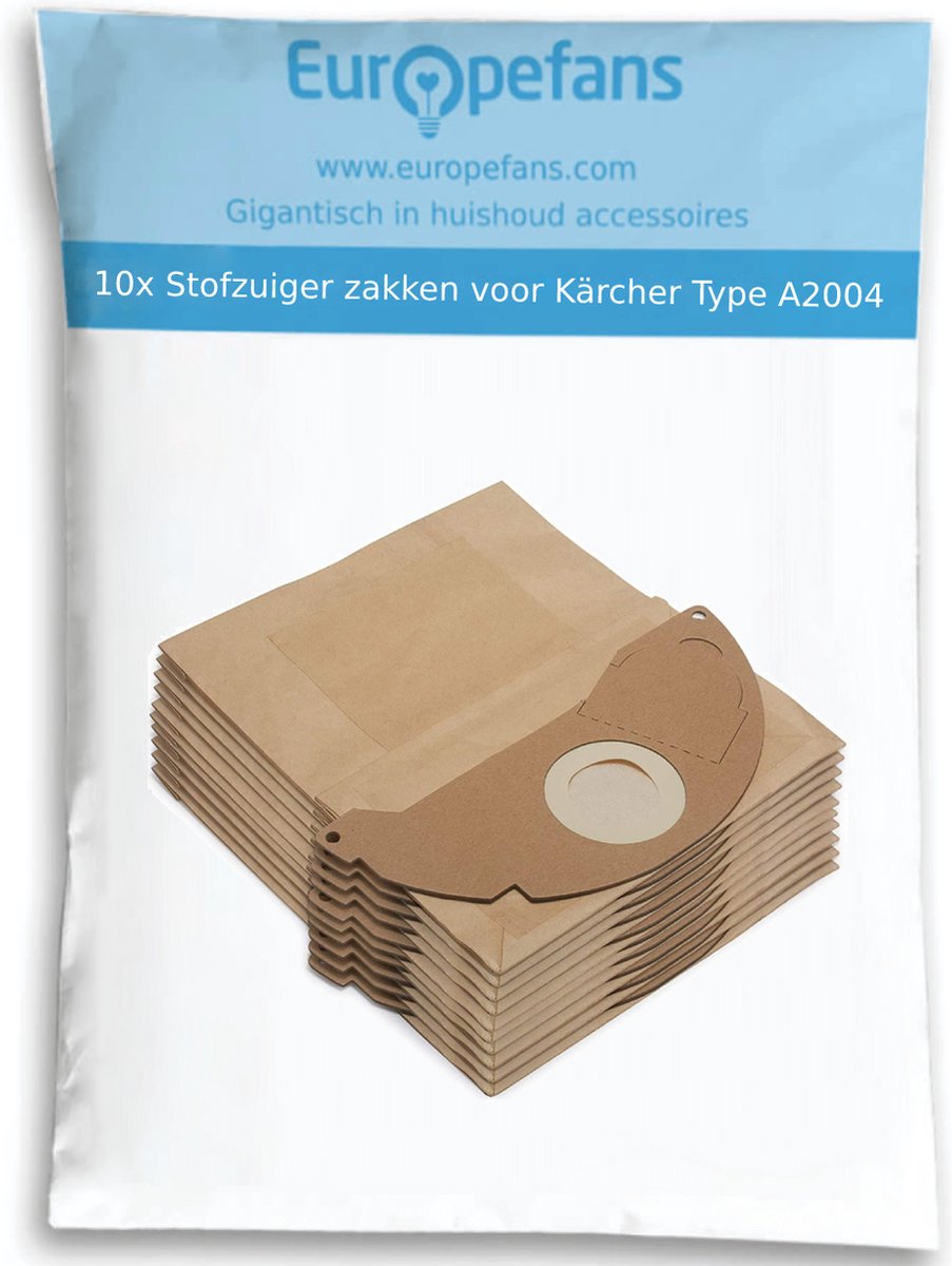 10x Stofzuiger zakken voor Kärcher WD2250 A2004 A2054 MV2 WD2 6.904-322.0  Stofzakken... | bol.com