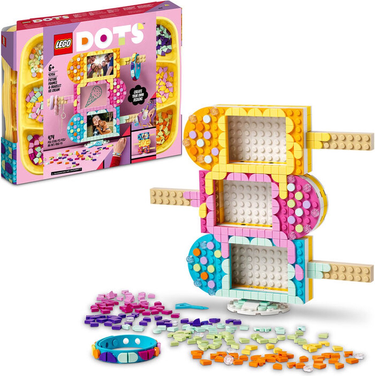 LEGO DOTS IJsjes fotolijstjes & armband - 41956