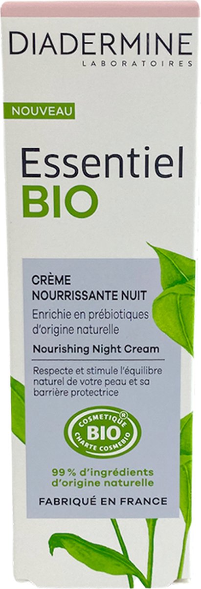 Bol.com Diadermine Essentiel Bio Nachtcrème - 50 ml aanbieding