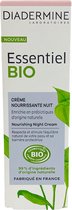 Diadermine - Essentiel Bio - Crème Visage Nourrissante Nuit - Enrichie en Prébiotiques d'Origine Naturelle - Certifiée Bio - 99% d'ingrédients d'origine naturelle - Contenant de 50 ml