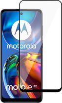 Geschikt voor Motorola Moto E32 Screenprotector - Gehard Glas Geschikt voor Motorola Moto E32 Full Screen Protector