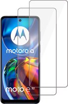 2x Geschikt voor Motorola Moto E32 Screenprotector - Geschikt voor Motorola Moto E32 Beschermglas Screen Protector 9H Glas