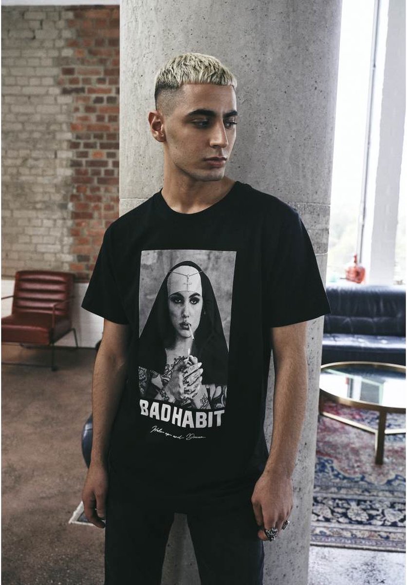 Mister Tee Bad Habit Heren Tshirt 3XL Zwart