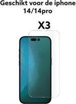 iphone 14 3x screen protector apple iphone 14 3x tempered glas protectie van 9H