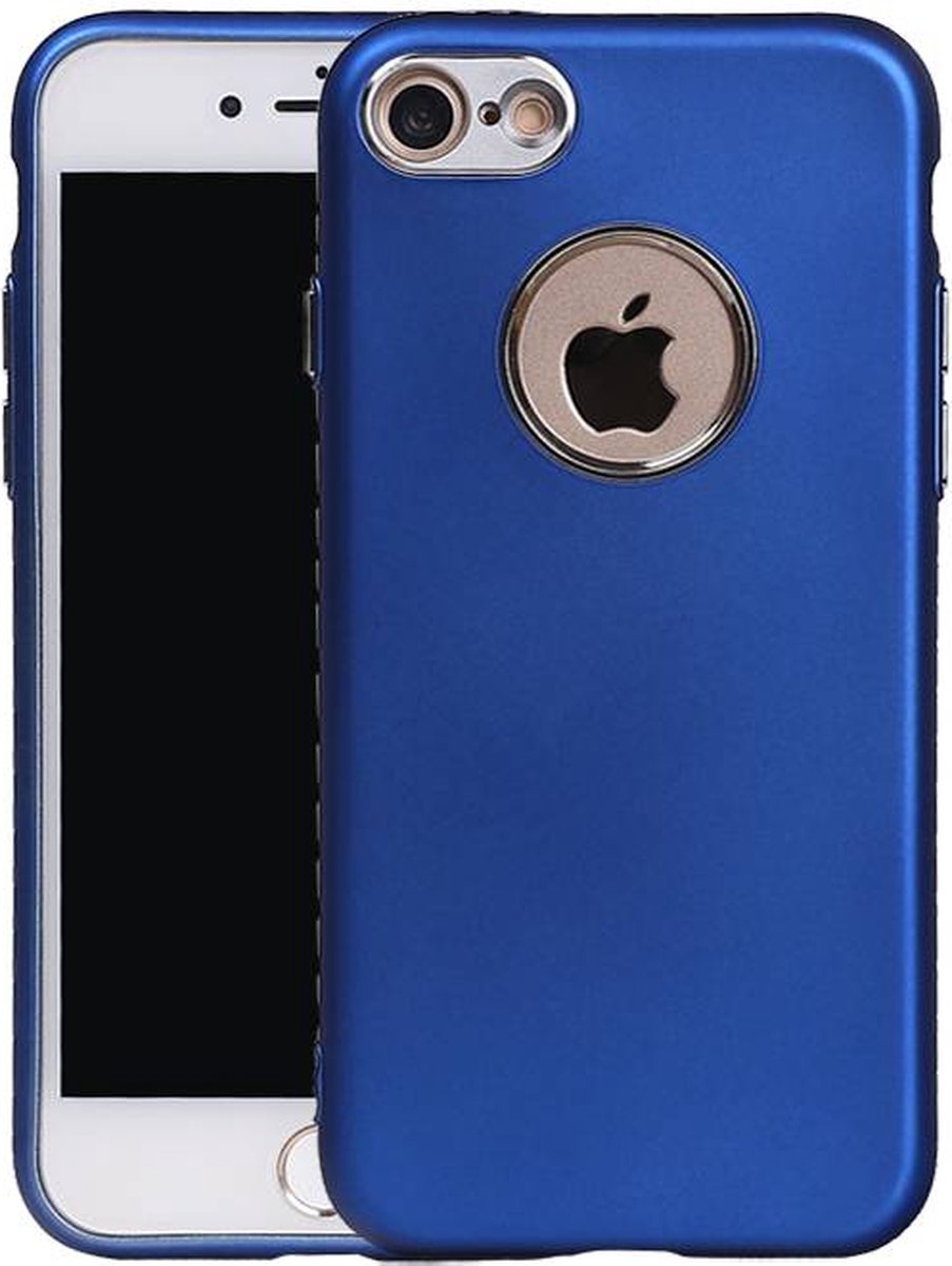 Hoesje Design TPU Case Blauw geschikt voor Iphone 7/8 Plus