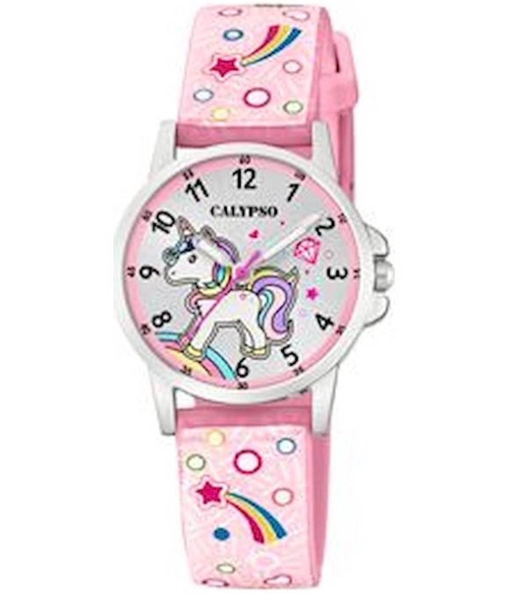 Calypso K5776/5 Kinderhorloge - Polshorloge - Kunststof - Roze - Ø 27mm