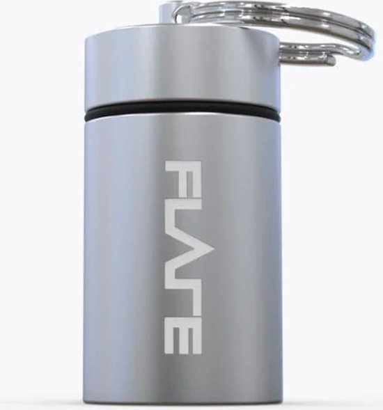 Flare Audio Large Capsule – Lightweight Anodized Aluminum Case With Keychain, Waterproof Protection For Ear Plugs, Earphones & Hearing Devices – Rose Gold