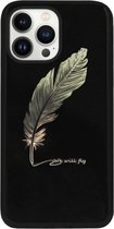 ADEL Siliconen Back Cover Softcase Hoesje Geschikt voor iPhone 14 Pro Max - Veer