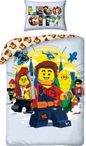Lego City Dekbedovertrek - Eenpersoons - 140 x 200 cm - Katoen