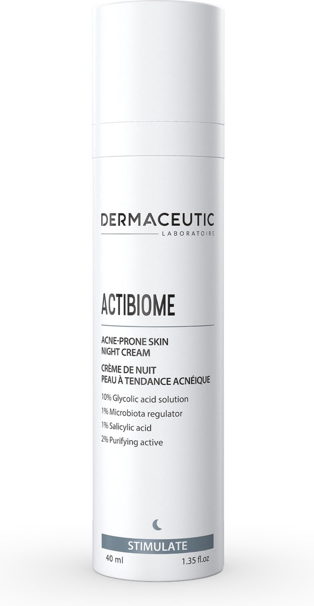 Dermaceutic Actibiome Acne-Prone Skin Night Cream - 40ml