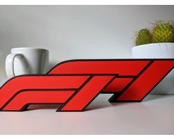 MaaksNL® Formule 1 Logo - Large - 3D - Decoratief