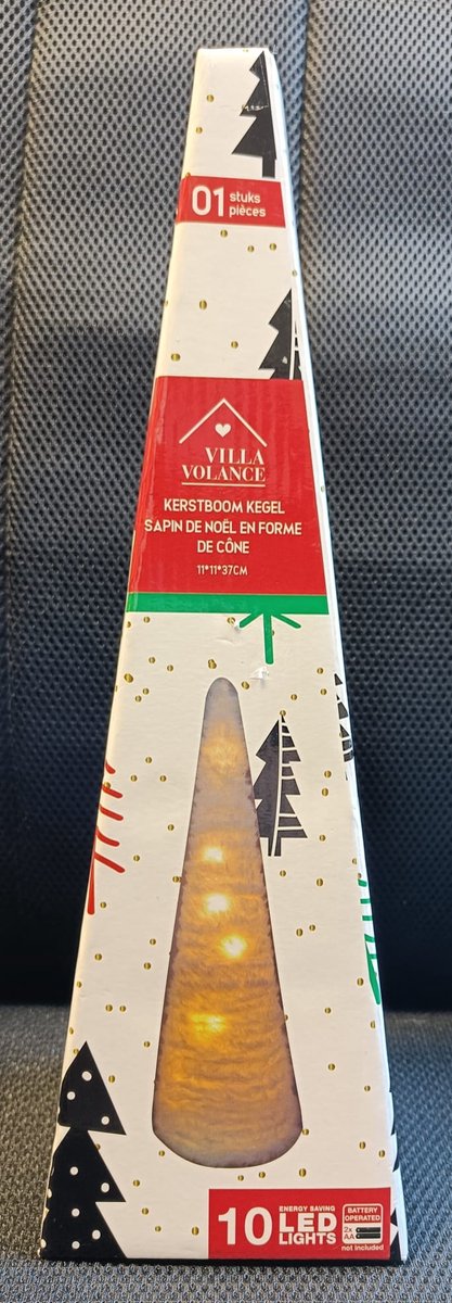 VILLA VOLANCE - kerstboom kegel - licht - Kertsmis - Decoratie.