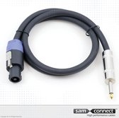 Speaker naar 6.3mm Jack kabel, 10m, f/m | Signaalkabel | sam connect kabel