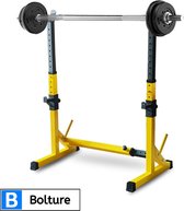 Bolture Squat Rack - Krachtstation - Gewichten - Fitness - Sport - Bench Press - Bankdrukbank - Squat Rek - 250 kg Belastbaar