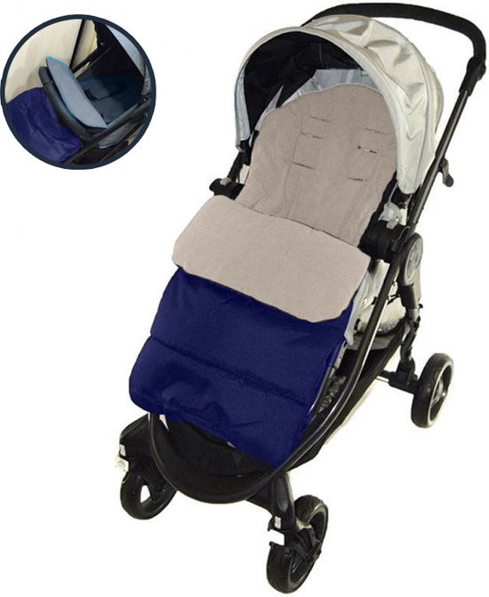 Achaté Voetenzak Autostoel – Baby Slaapzak - Kinderwagen – Buggy - Babywagen - Donkerblauw