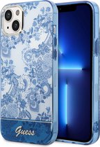 Guess Apple iPhone 14 Plus TPU Back Cover - Blauw - Bescherming van Telefoon