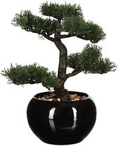 Atmosphera Bonsai - in keramische pot - 36 cm - Kunstplanten - Nepplanten