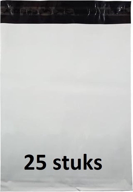 25 stuks - Verzendzakken (XL) 50 x 70 cm – 70 micron (kleding webshop) / Coex zakken 500 x 700mm