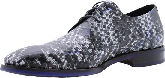Floris Van Bommel Veterschoen Black 9.5/44 | bol.com