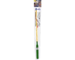 Tender Toys Lampionstokje - 4x - groen - met LED lichtje - 50 cm - Sint Maarten lopen - Lampionnentocht — afbeelding 2